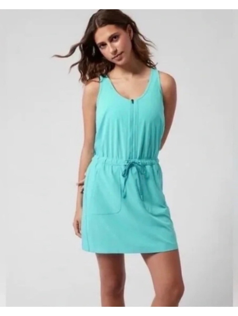 NWT Athleta Expedition Dress in Teal size 12
